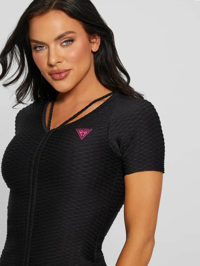 Activewear GUESS Women Eco Delma Active Dress Black Activewear GUESS Women Eco Delma Active Dress Black