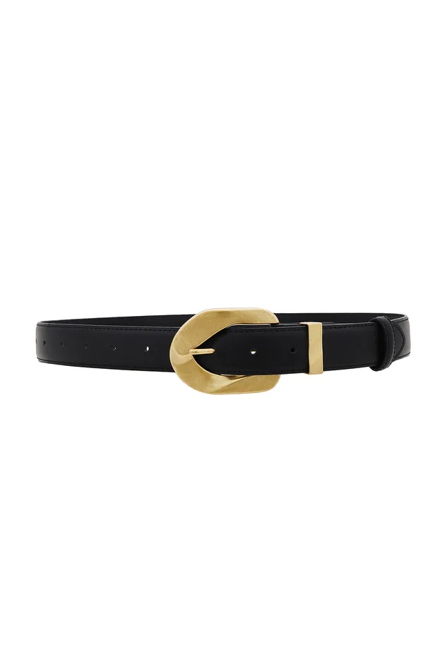 Adana Leather Belt Black and Gold Women Lovers and Friends Other Accessories