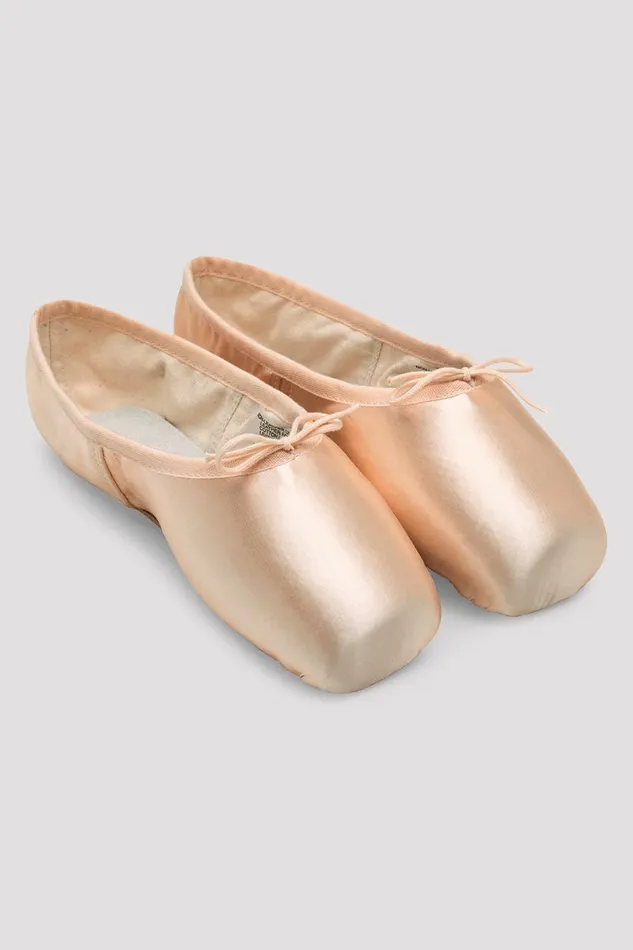 Adult Bloch Alpha Pointe Shoes Pink Satin Pointe