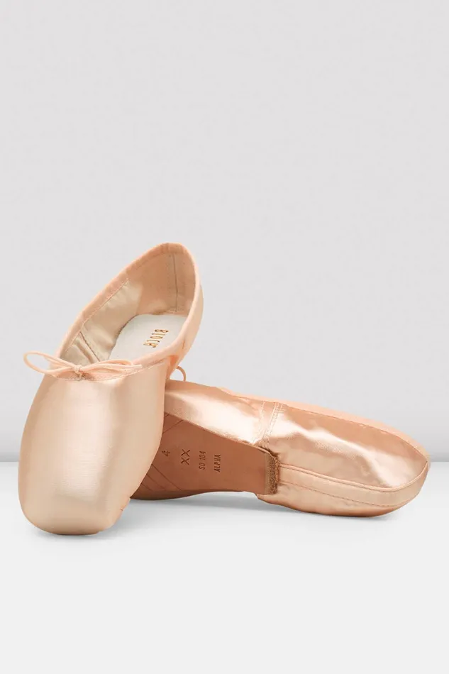 Adult Bloch Alpha Pointe Shoes Pink Satin Pointe