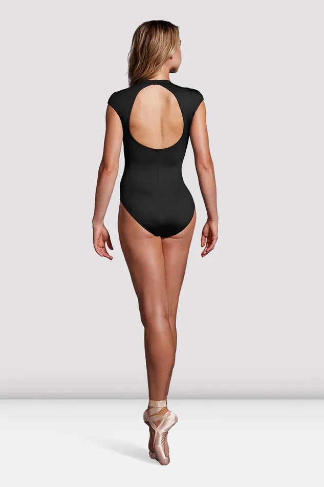 Adult Bloch Ladies Mirella Black Label Cap Sleeve Open Back Leotard Black Leotards Adult Bloch Ladies Mirella Black Label Cap Sleeve Open Back Leotard Black Leotards