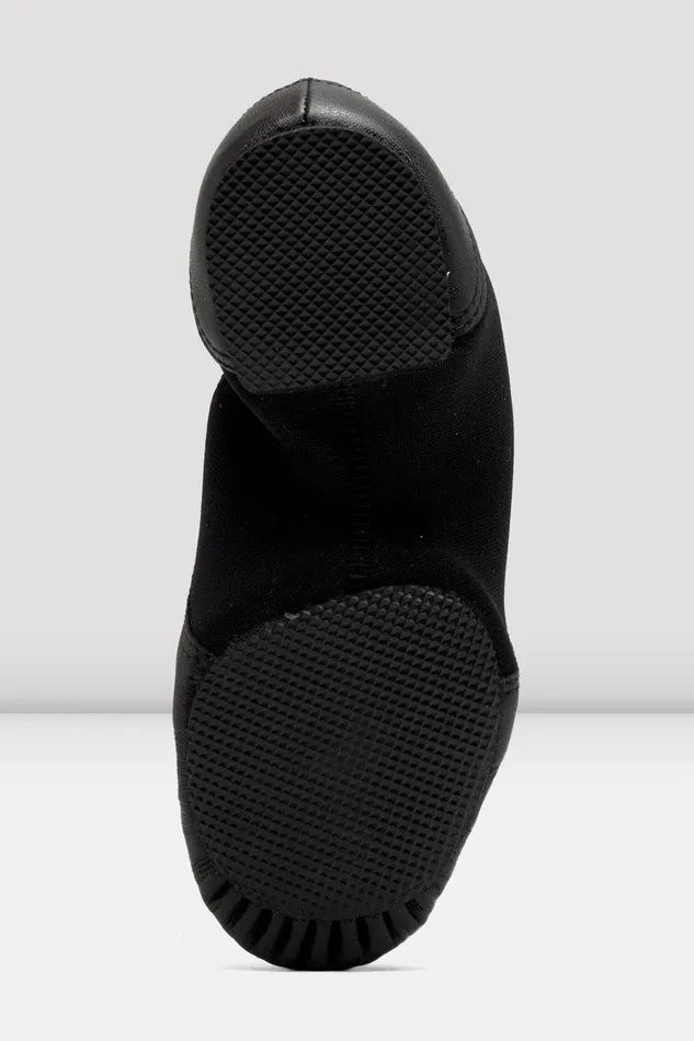Adult Bloch Ladies Spark Leather and Neoprene Jazz Shoes Black Leather Jazz