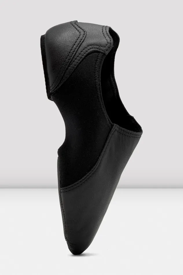 Adult Bloch Ladies Spark Leather and Neoprene Jazz Shoes Black Leather Jazz