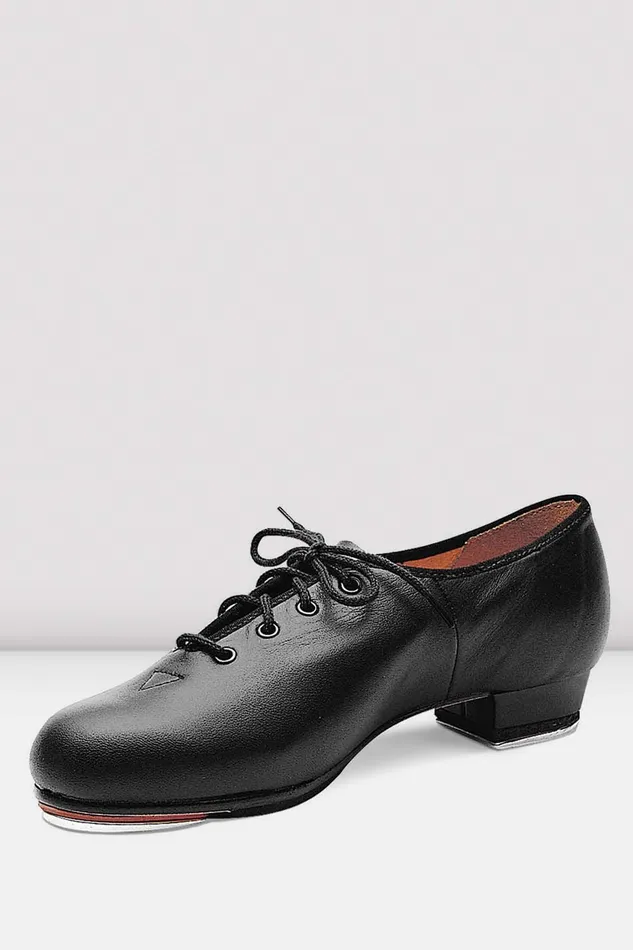 Adult Bloch Mens Jazz Tap Leather Tap Shoes Black Leather Mens