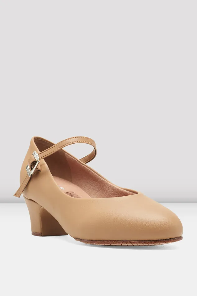 Adult Ladies Diva Character Shoes Tan Synthetic Leather Character Bloch