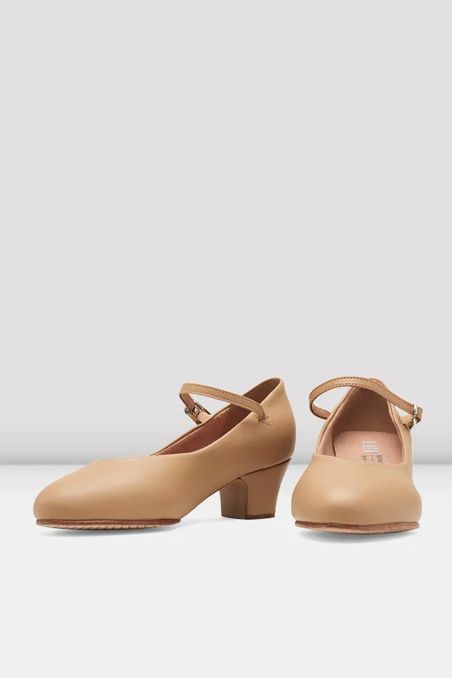 Adult Ladies Diva Character Shoes Tan Synthetic Leather Character Bloch