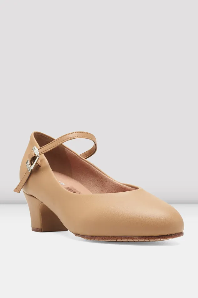 Adult Ladies Diva Character Shoes Tan Synthetic Leather Character Bloch