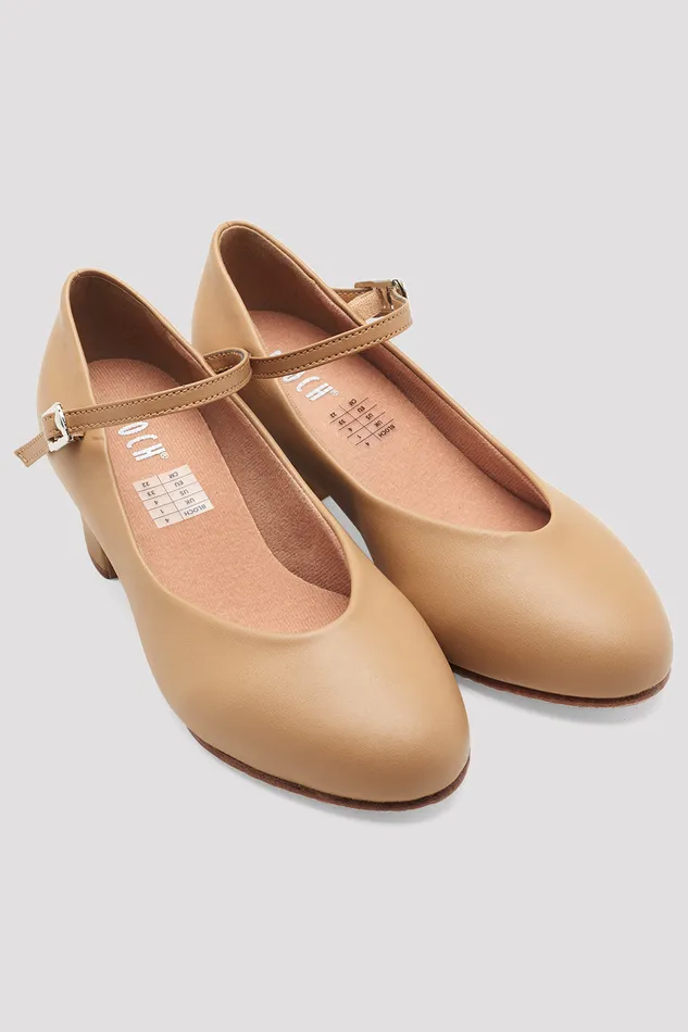 Adult Ladies Diva Character Shoes Tan Synthetic Leather Character Bloch