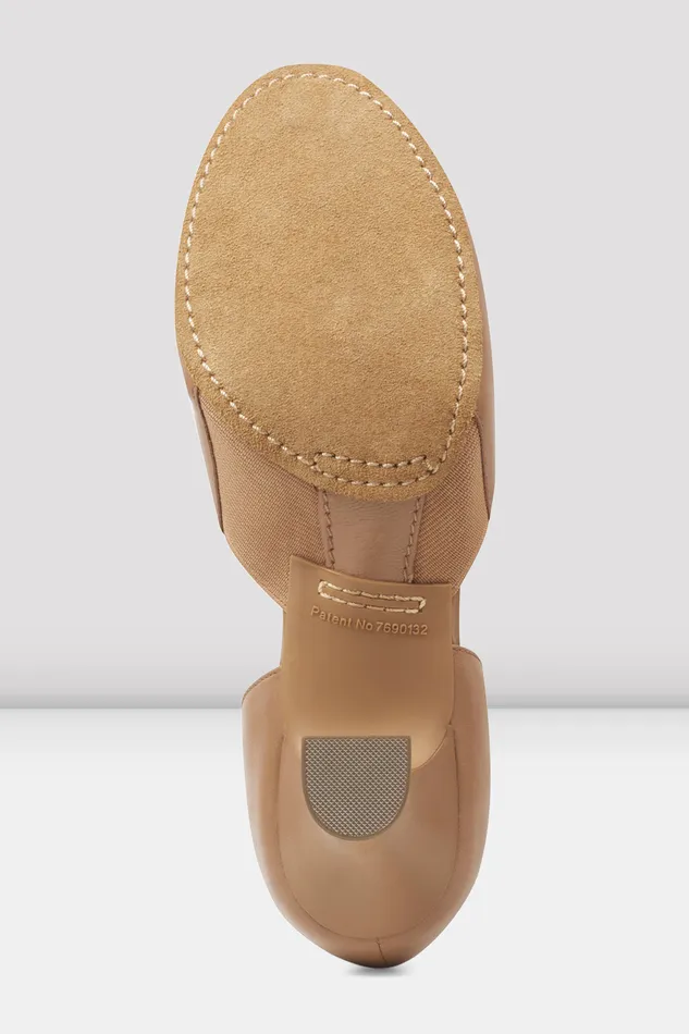 Adult Ladies Split Flex Leather Character Shoes Tan Leather Character Bloch