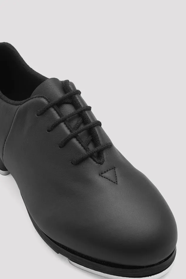 Adult Ladies Sync Tap Leather Tap Shoes Black Leather Tap Bloch