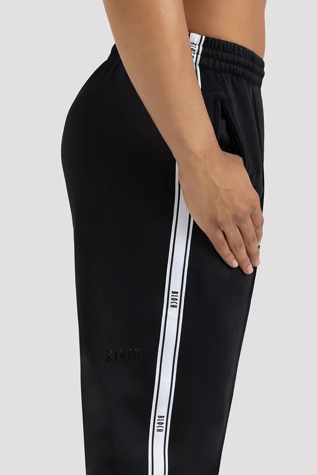 Adult Mens Bloch Adult Bloch Logo Track Pant Black Adult Mens Bloch Adult Bloch Logo Track Pant Black