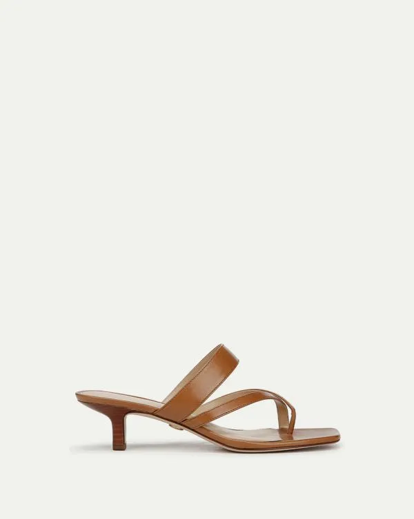 Alanis Leather Sandal Honey Women Veronica Beard Shoes