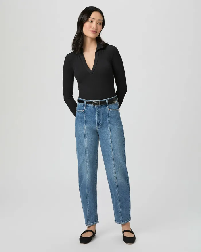 Alexis Barrel Leg Jean 8211 Anthia Barrel Leg PAIGE Women