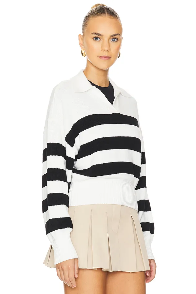 Allegrina Sweater Black and White Stripe Women Lovers and Friends Sweaters and Knits Allegrina Sweater Black and White Stripe Women Lovers and Friends Sweaters and Knits