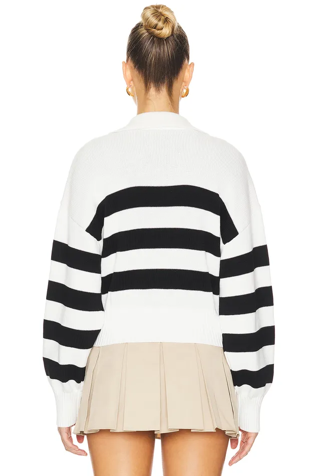 Allegrina Sweater Black and White Stripe Women Lovers and Friends Sweaters and Knits Allegrina Sweater Black and White Stripe Women Lovers and Friends Sweaters and Knits