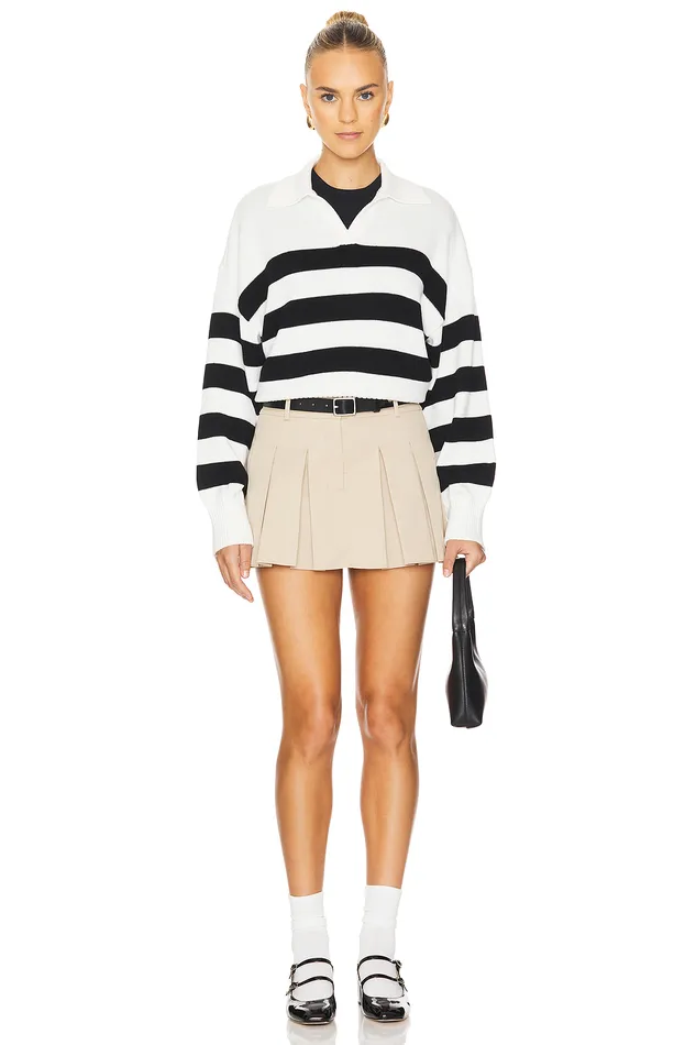 Allegrina Sweater Black and White Stripe Women Lovers and Friends Sweaters and Knits Allegrina Sweater Black and White Stripe Women Lovers and Friends Sweaters and Knits