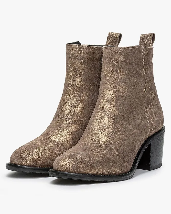 Ankle Boots Women Floris Van Bommel Chiusi 0205 Suede