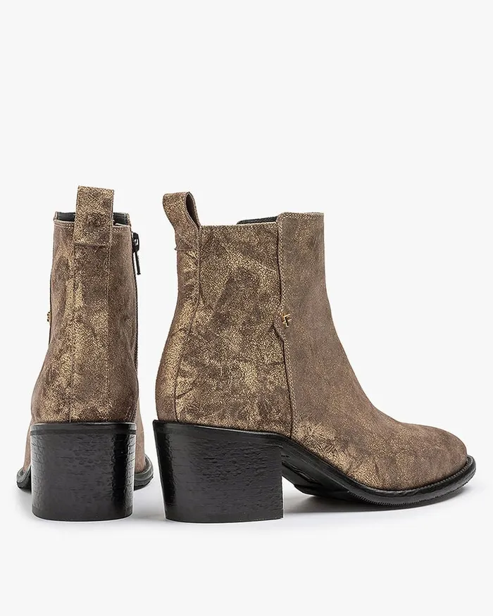 Ankle Boots Women Floris Van Bommel Chiusi 0205 Suede