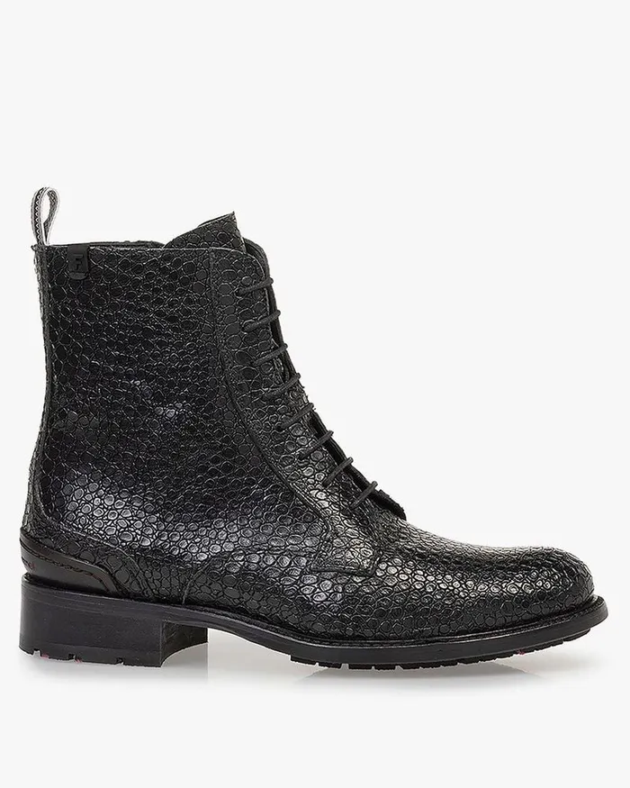 Ankle Boots Women Floris Van Bommel Irisi 0119 Printed Leather