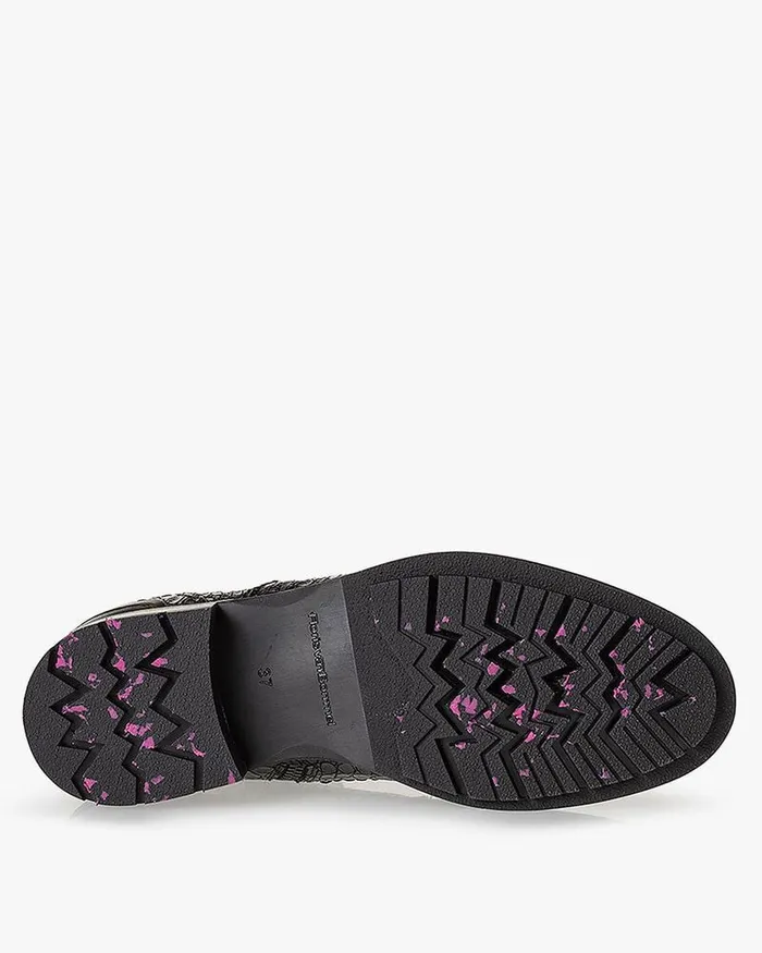 Ankle Boots Women Floris Van Bommel Irisi 0119 Printed Leather