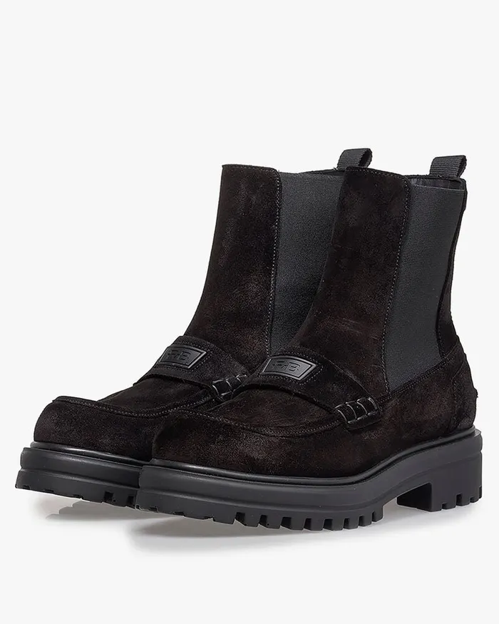 Ankle Boots Women Floris Van Bommel Wonki 0600 Suede