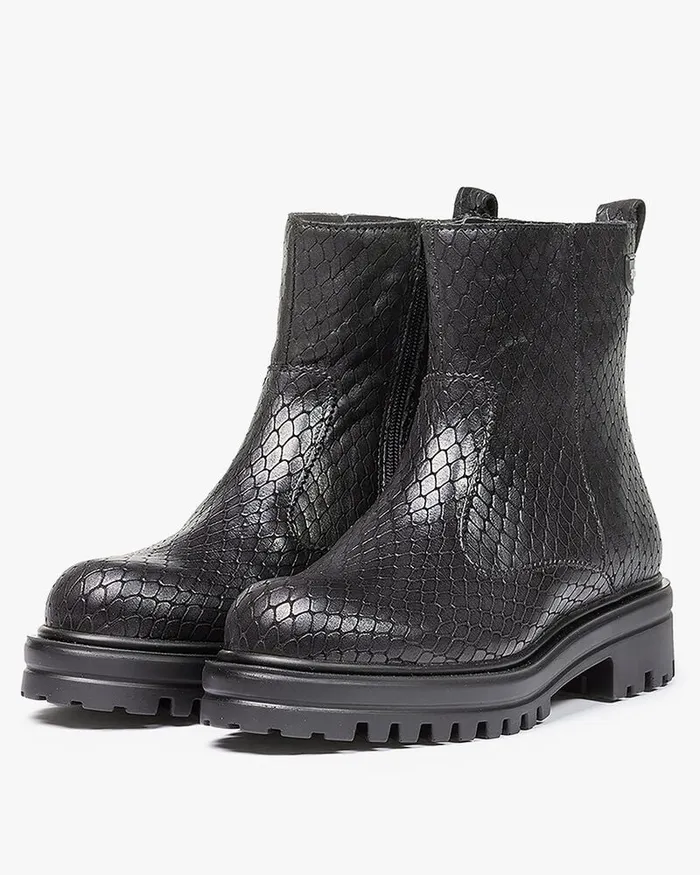 Ankle Boots Women Floris Van Bommel Wonki 1001 Printedleather