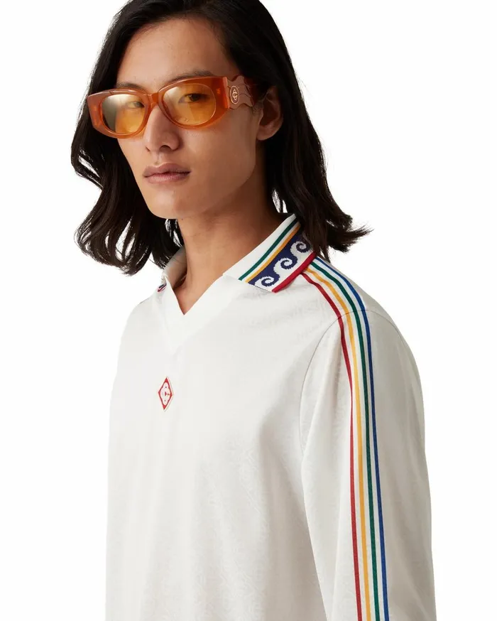 Aprs Sport Men Casablanca Paris Jacquard Monogram Football Shirt