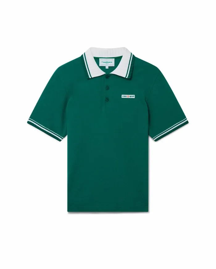 Aprs Sport Men Casablanca Paris Pique Polo Shirt