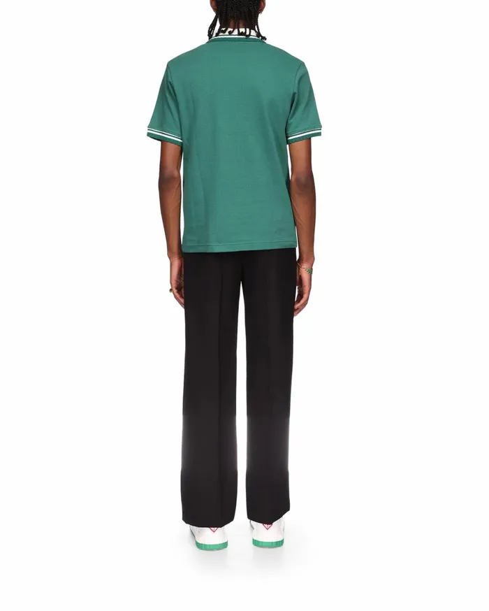 Aprs Sport Men Casablanca Paris Pique Polo Shirt