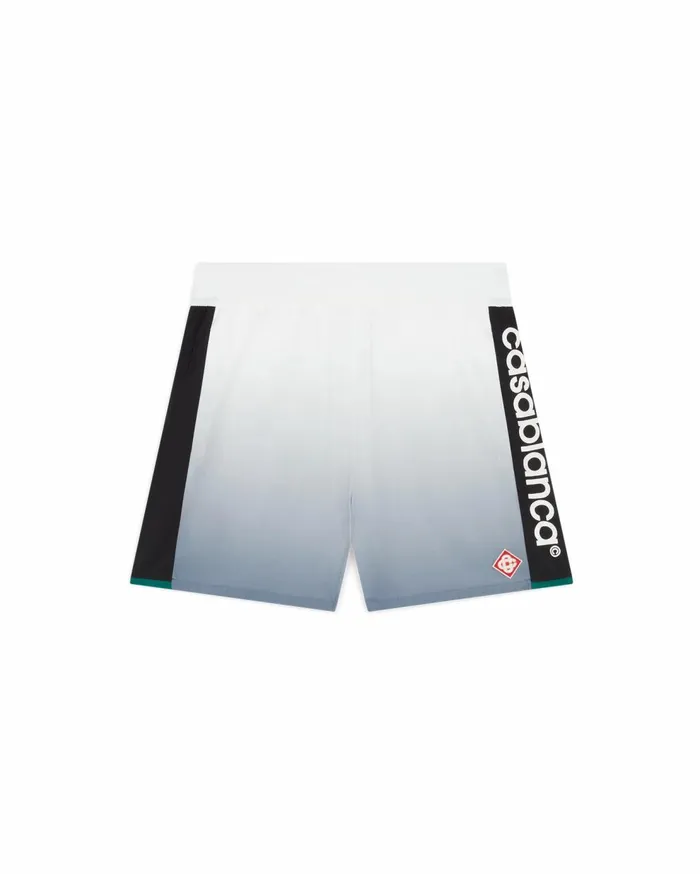 Aprs Sport Men Casablanca Paris Silver Gradient Shellsuit Shorts