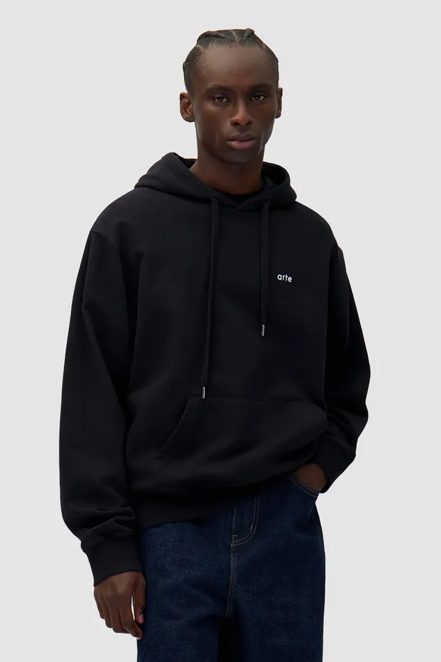 Arte Antwerp Sweat capuche imprim Energy Noir Men Sweats capuche