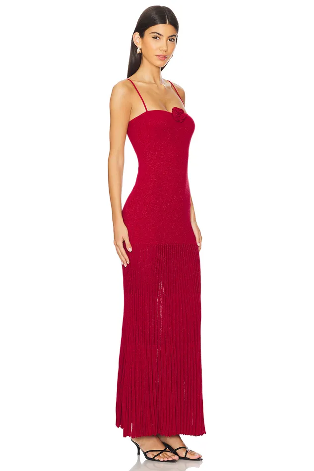Aster Maxi Dress Red Women Lovers and Friends Sweaters and Knits
