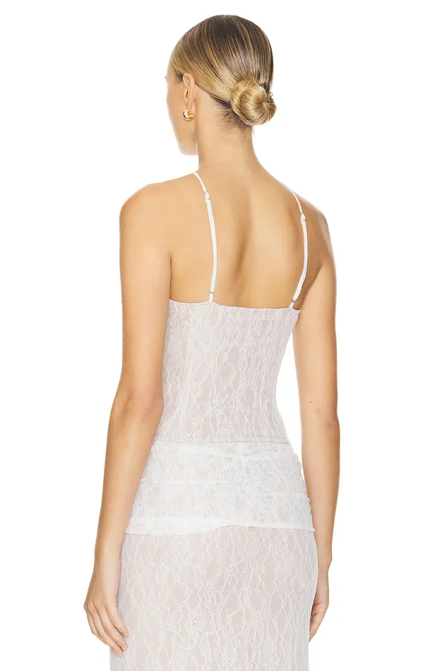 Astra Top White Lace Women Lovers and Friends Tops Astra Top White Lace Women Lovers and Friends Tops