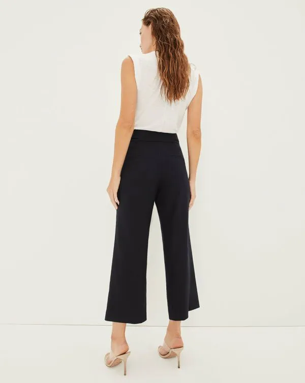 Aubrie Linen Pant Navy Women Veronica Beard Pants Aubrie Linen Pant Navy Women Veronica Beard Pants