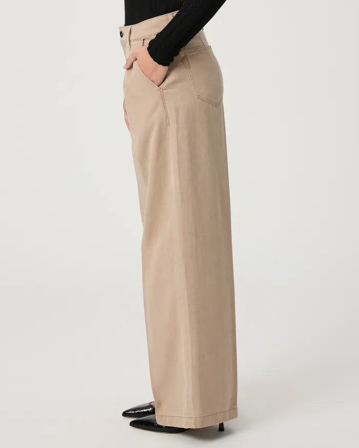 Aurora 32 Inch Wide Leg Pant 8211 Vintage Flagstone Women Denim PAIGE