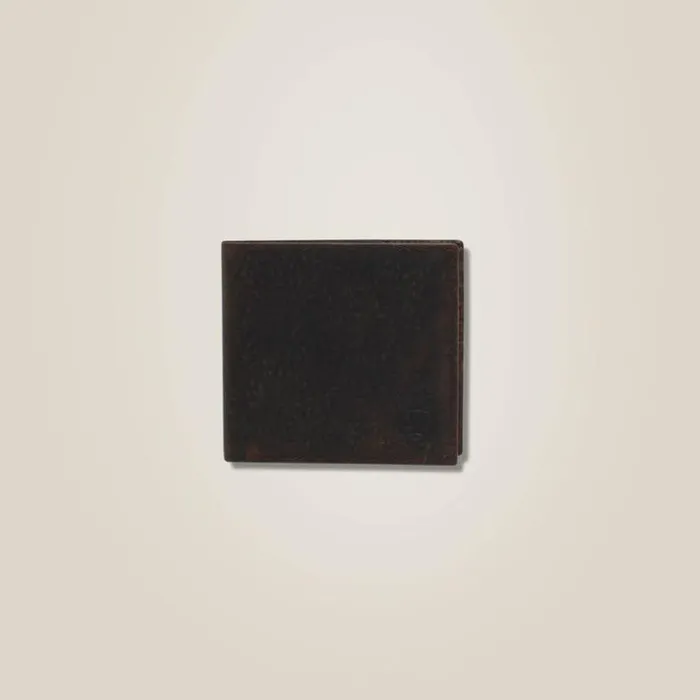 Bags and Wallets Men Ariat Bifold Wallet Logo Brown Rowdy