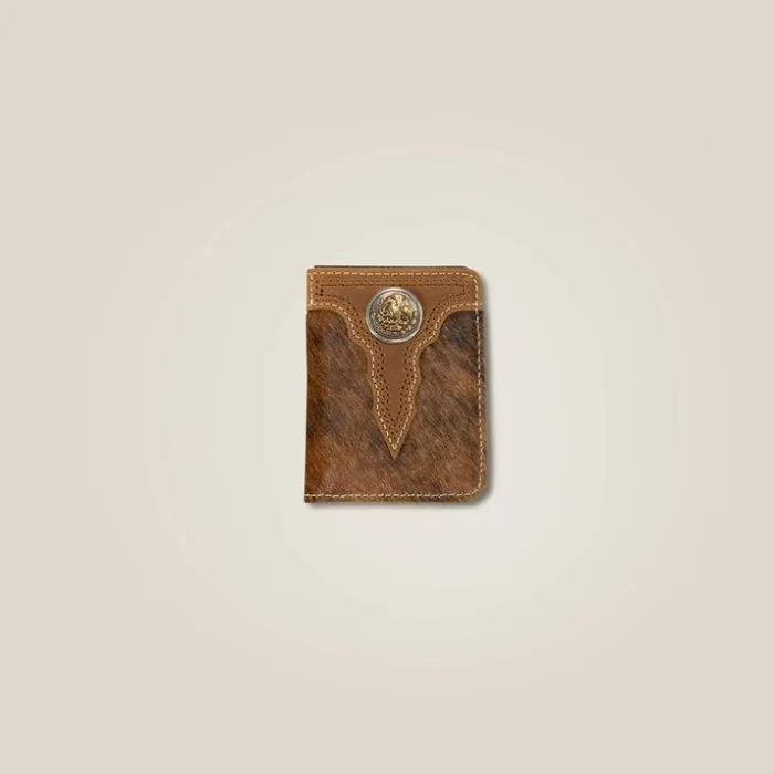 Bags and Wallets Men Ariat Mexico Eagle Bifold Wallet Brown