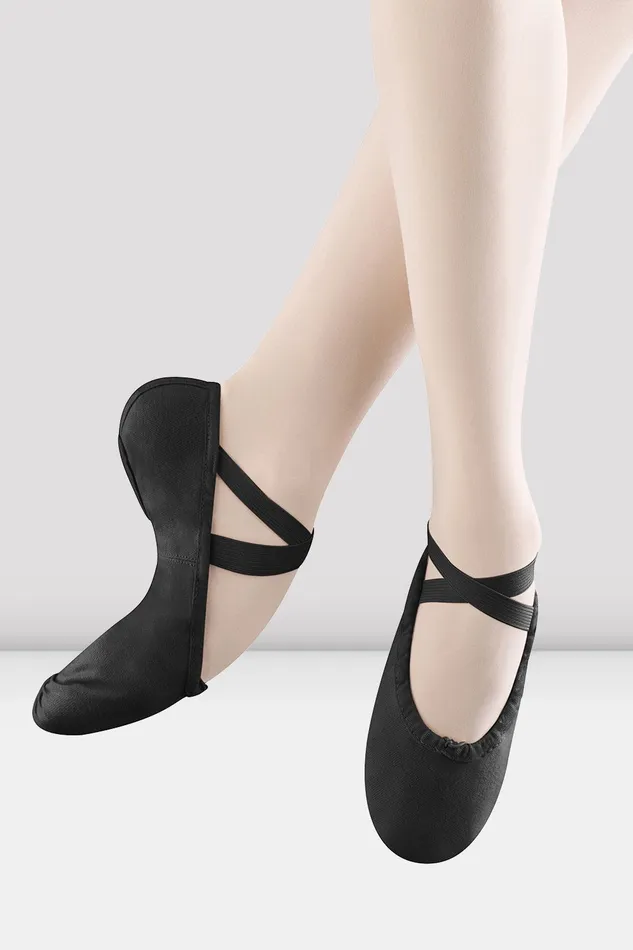 Ballet Adult Bloch Mens Pump Canvas Ballet Shoes Black Canvas