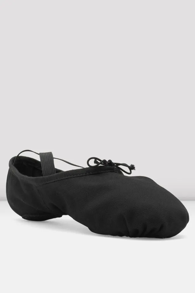 Ballet Adult Bloch Mens Pump Canvas Ballet Shoes Black Canvas