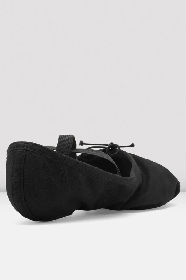 Ballet Adult Bloch Mens Pump Canvas Ballet Shoes Black Canvas