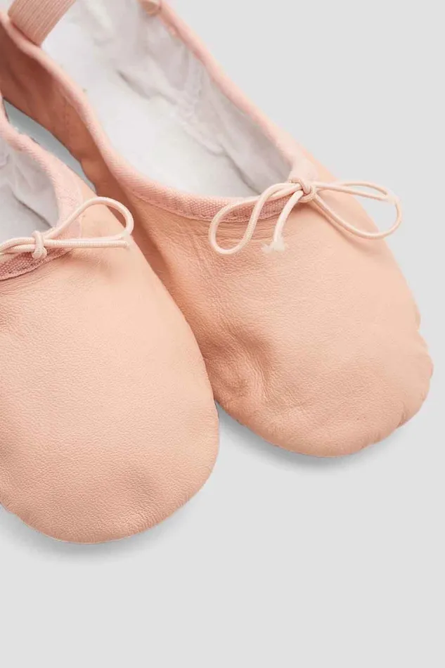 Ballet Adult Ladies Dansoft Ll Split Sole Ballet Shoes Pink Leather Bloch