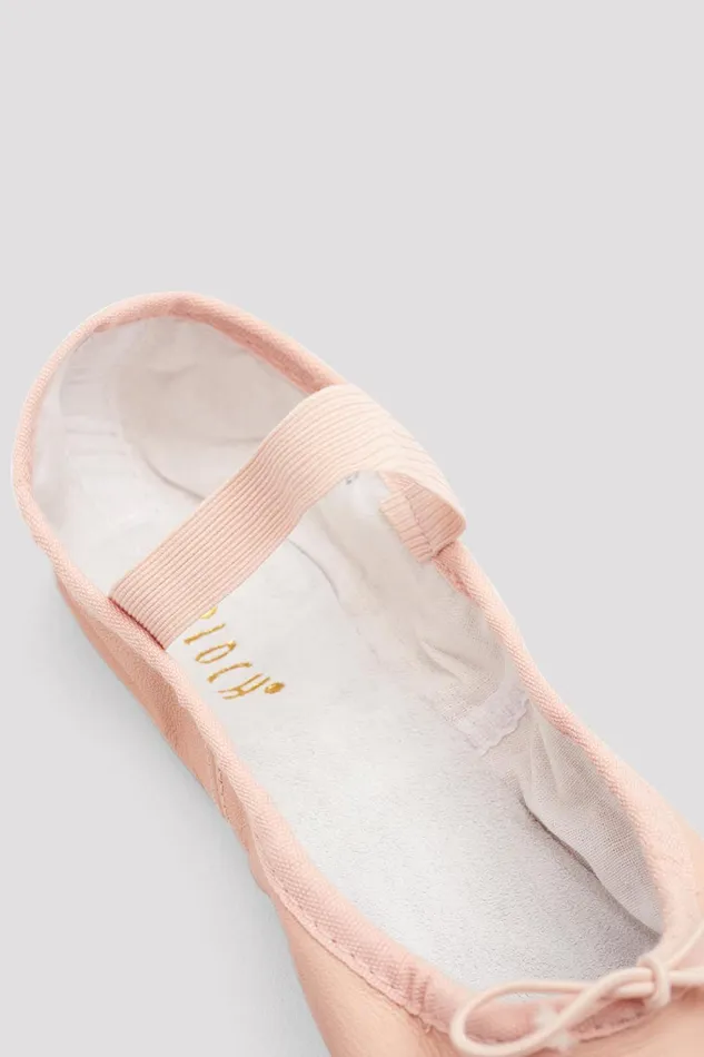 Ballet Adult Ladies Dansoft Ll Split Sole Ballet Shoes Pink Leather Bloch