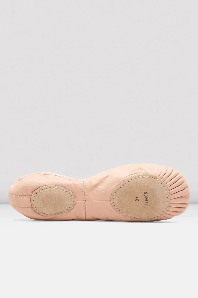 Ballet Adult Ladies Dansoft Ll Split Sole Ballet Shoes Pink Leather Bloch