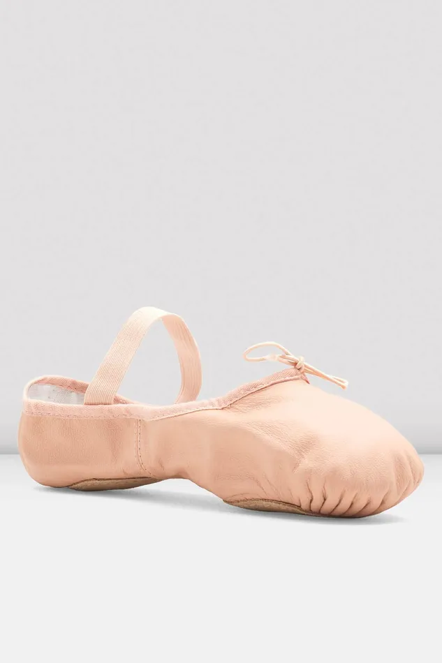 Ballet Adult Ladies Dansoft Ll Split Sole Ballet Shoes Pink Leather Bloch