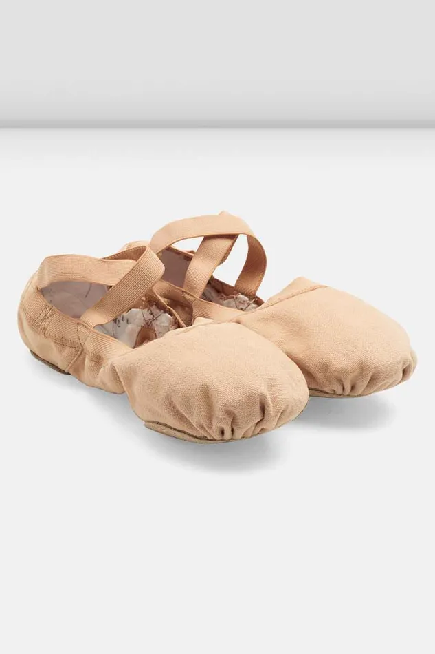 Ballet Bloch Adult Ladies Pro Elastic Canvas Ballet Shoes Light Sand Canvas Ballet Bloch Adult Ladies Pro Elastic Canvas Ballet Shoes Light Sand Canvas