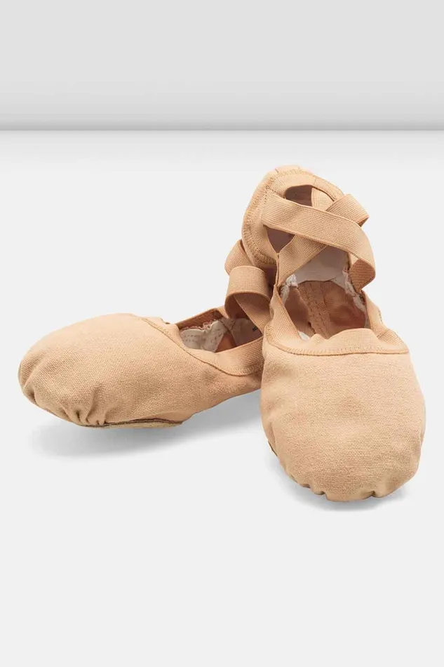 Ballet Bloch Adult Ladies Pro Elastic Canvas Ballet Shoes Light Sand Canvas Ballet Bloch Adult Ladies Pro Elastic Canvas Ballet Shoes Light Sand Canvas