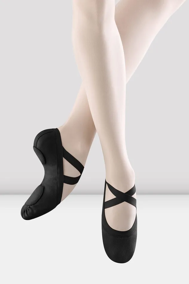 Ballet Bloch Adult Mens Synchrony Stretch Canvas Ballet Shoes Black Canvas