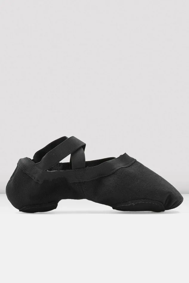 Ballet Bloch Adult Mens Synchrony Stretch Canvas Ballet Shoes Black Canvas