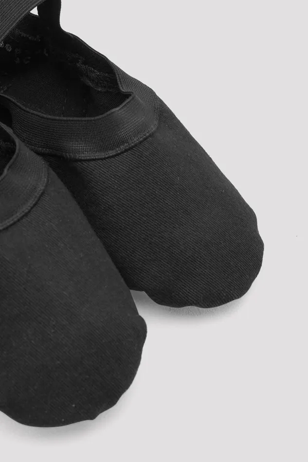 Ballet Bloch Adult Mens Synchrony Stretch Canvas Ballet Shoes Black Canvas