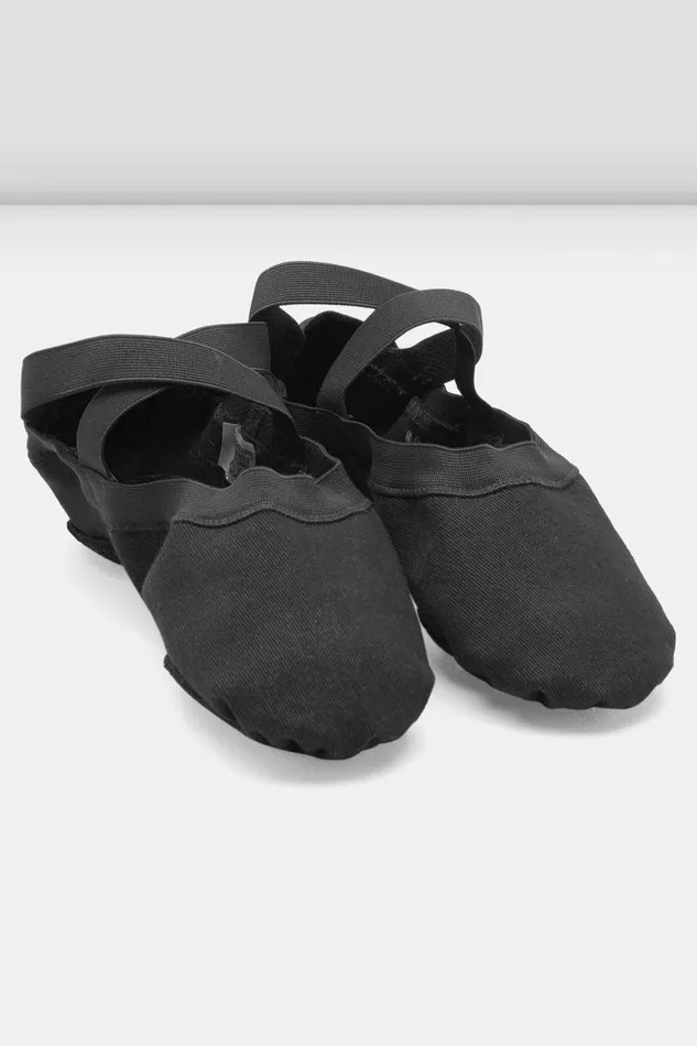 Ballet Bloch Adult Mens Synchrony Stretch Canvas Ballet Shoes Black Canvas